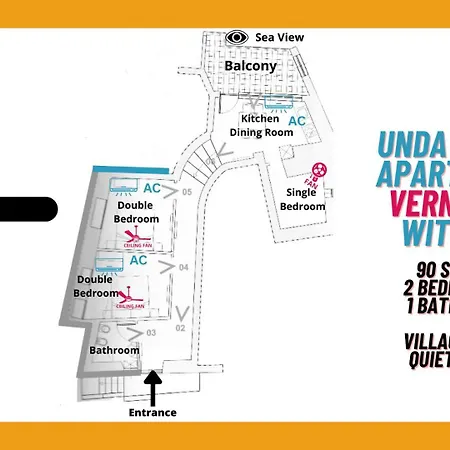 Apartment Unda De Ma With Ac & Sea View Balcony Vernazza